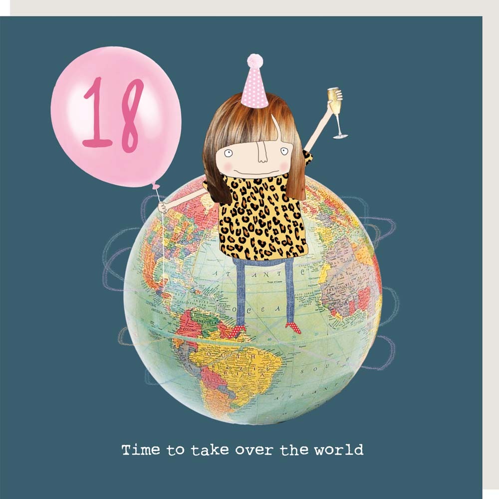 Girl World 18 Card