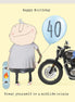 Boy 40th Birthday Card