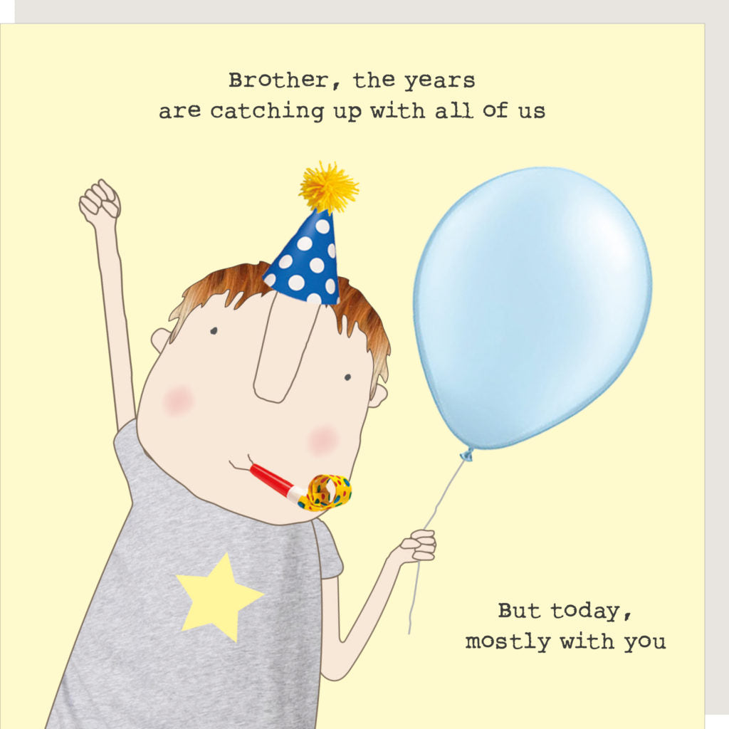 Brother - Years Catching up Birthday Card