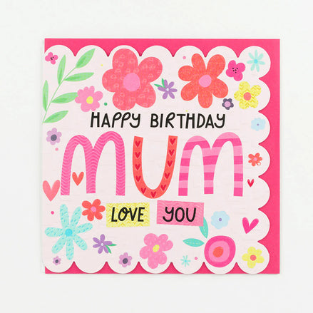 Happy Birthday Mum Card