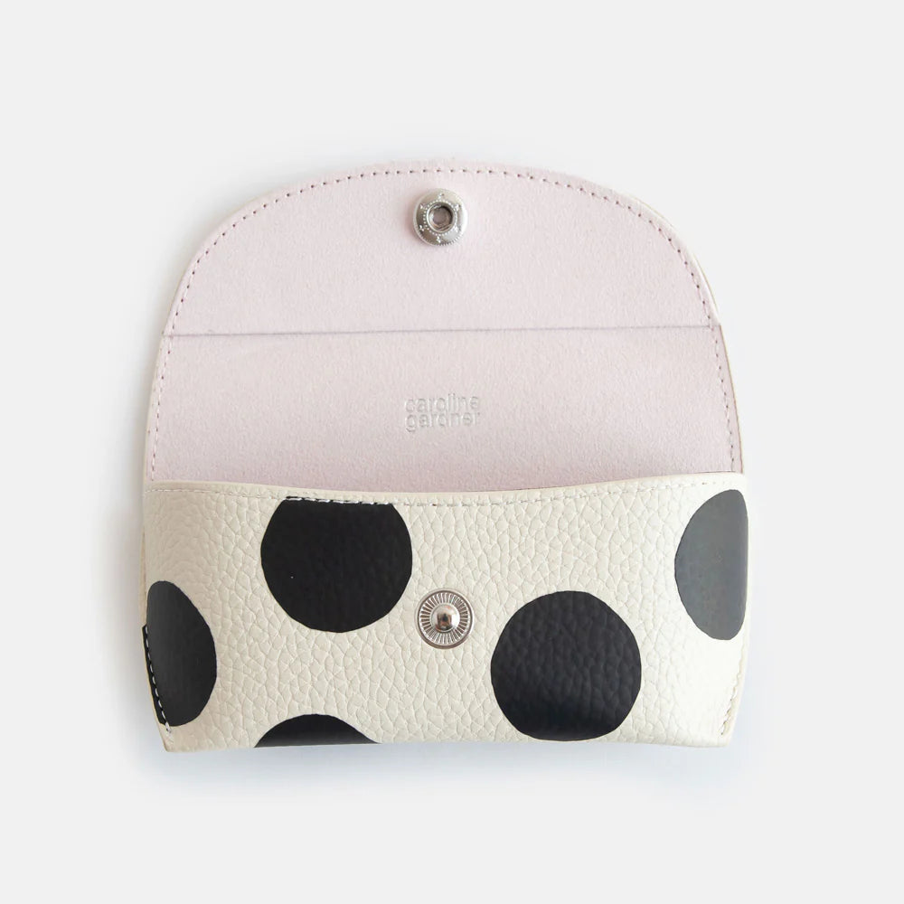 Mono Scattered Dot Flap Glasses Case