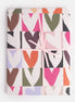 Colourblock Hearts Wrapping Paper