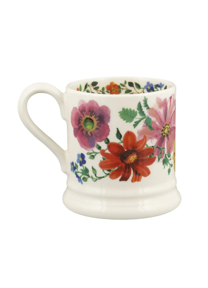 Garden Flowers Granny 1/2 pint Mug