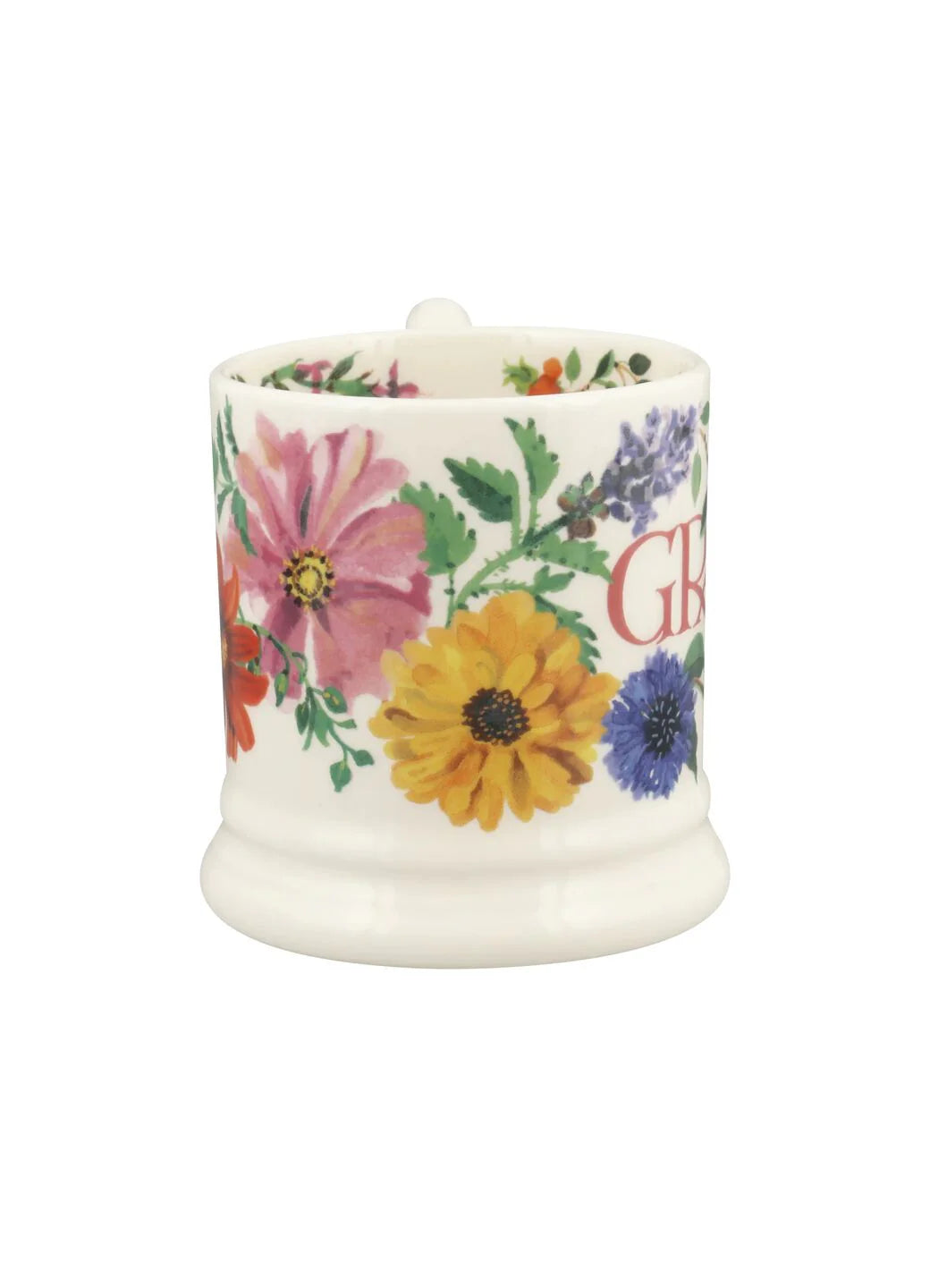 Garden Flowers Granny 1/2 pint Mug