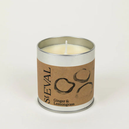Ginger & Lemongrass, Scented Tin Candle
