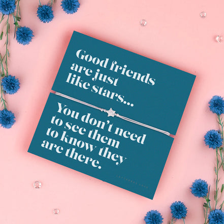 Good Friends Are Like Stars Bracelet