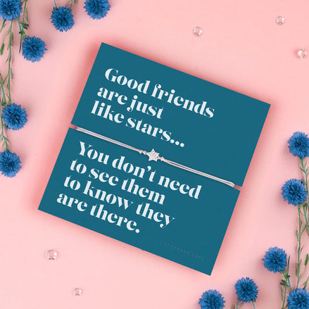 Good Friends Are Like Stars Bracelet