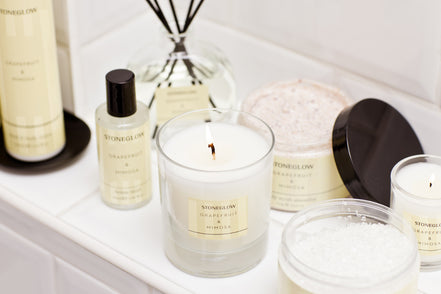 Modern Classics Grapefruit & Mimosa Boxed Tumbler Candle