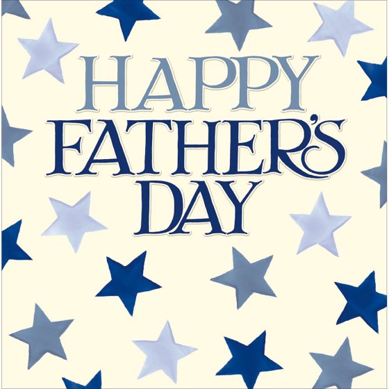 Happy Father's Day - Blue Star Card