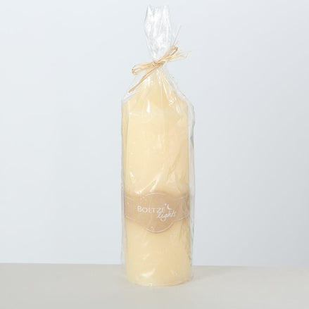 Pillar Candle Church Cream H30 D9