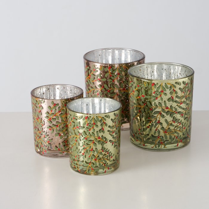 Mistletoe Tealight Holder Large