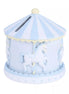 Hello Baby Carousel Money Box 11cm - Blue