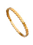 Hexagon Link Bangle In Gold
