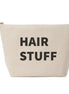 Large 'Hair Stuff' Pouch - Natural