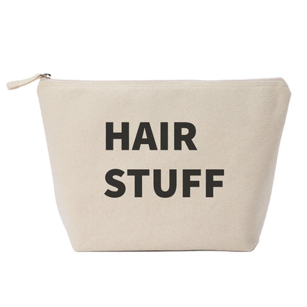 Large 'Hair Stuff' Pouch - Natural