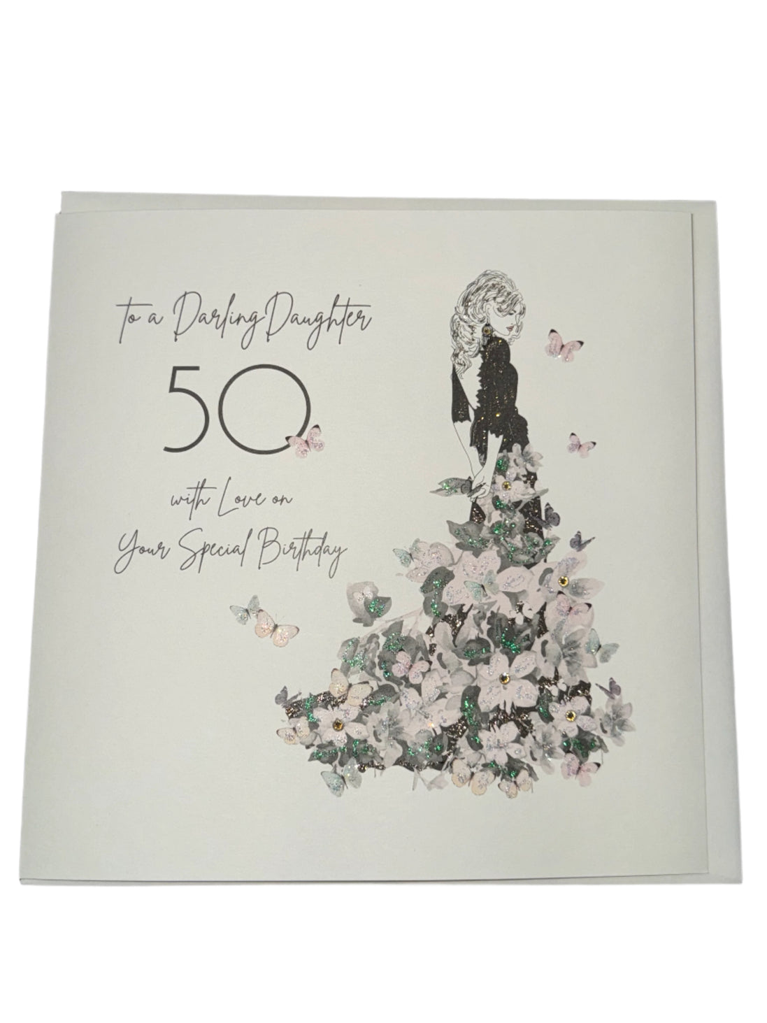 50th Darling Daughter Birthday - Card Large