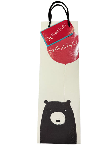 Bear Bottle Gift Bag