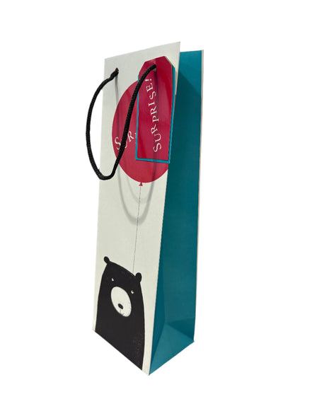 Bear Bottle Gift Bag