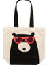 Bear Sunglasses Tote Bag