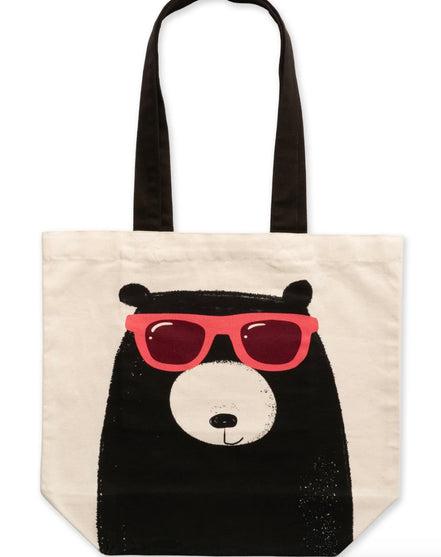 Bear Sunglasses Tote Bag