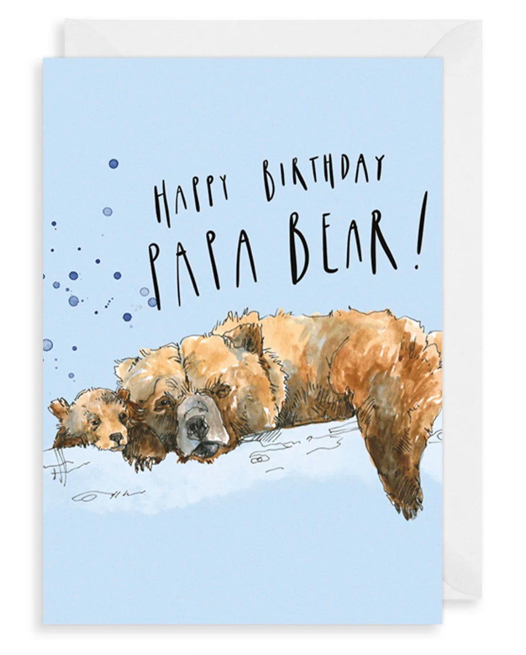 Dad - Happy Birthday Papa Bear Birthday Card