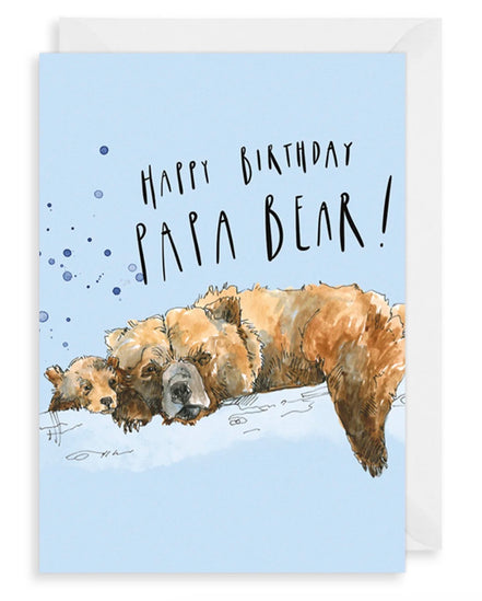 Dad - Happy Birthday Papa Bear Birthday Card
