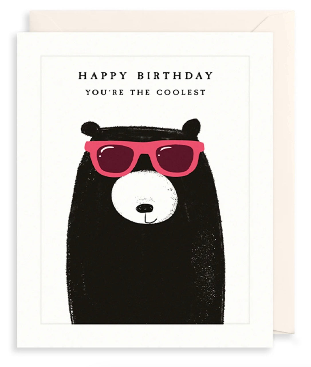 Bear In Sunglasses Birthday Card