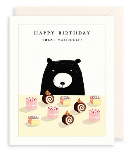 Bear & Treats Birthday Card