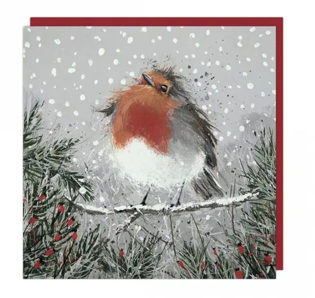 Christmas Pudding Christmas Cards - Pack of 6