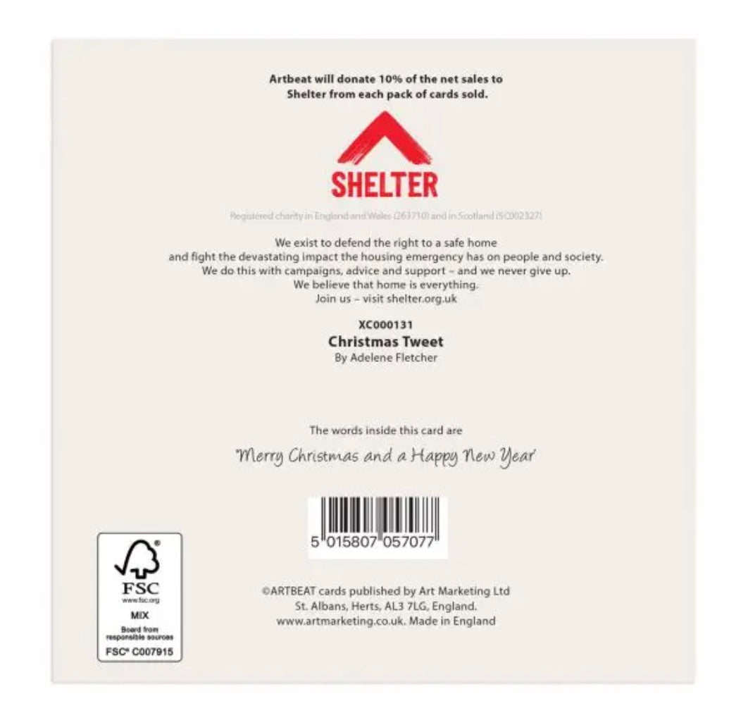 Christmas Tweet Christmas Cards - Pack of 6
