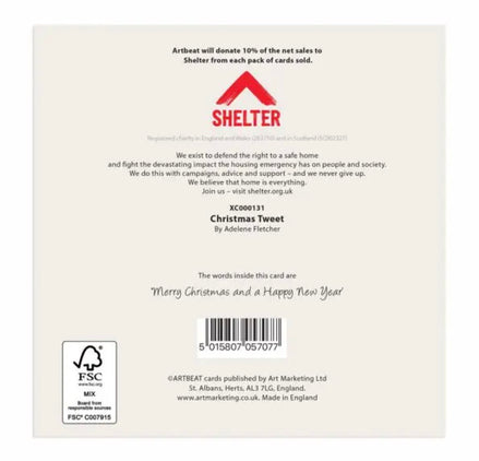 Christmas Tweet Christmas Cards - Pack of 6
