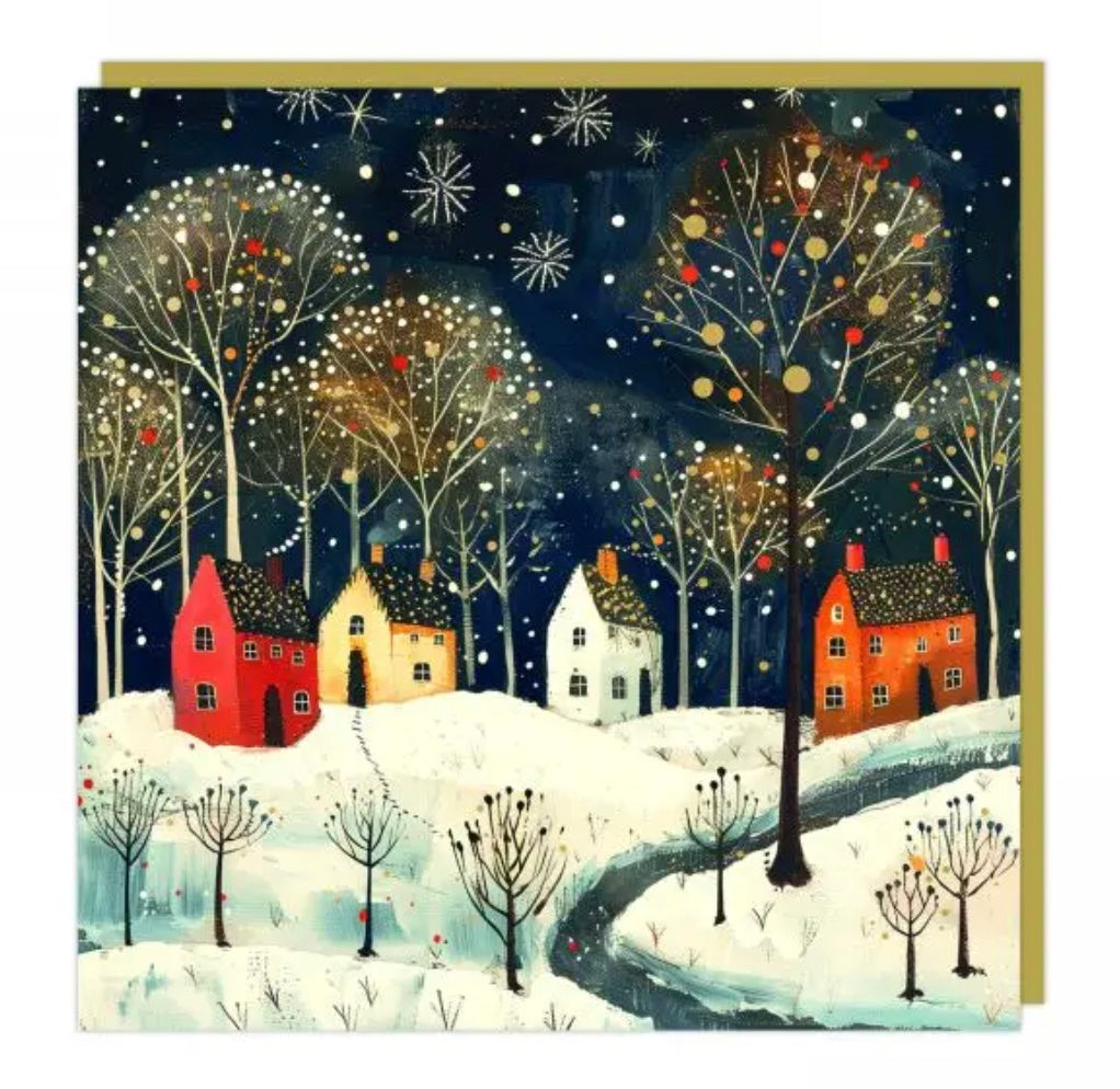 Evening Shimmer Christmas Cards - Pack of 6