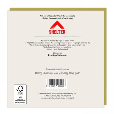 Evening Shimmer Christmas Cards - Pack of 6