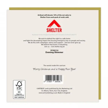 Evening Shimmer Christmas Cards - Pack of 6
