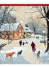 Boxing Day Stroll Christmas Cards - Pack of 6