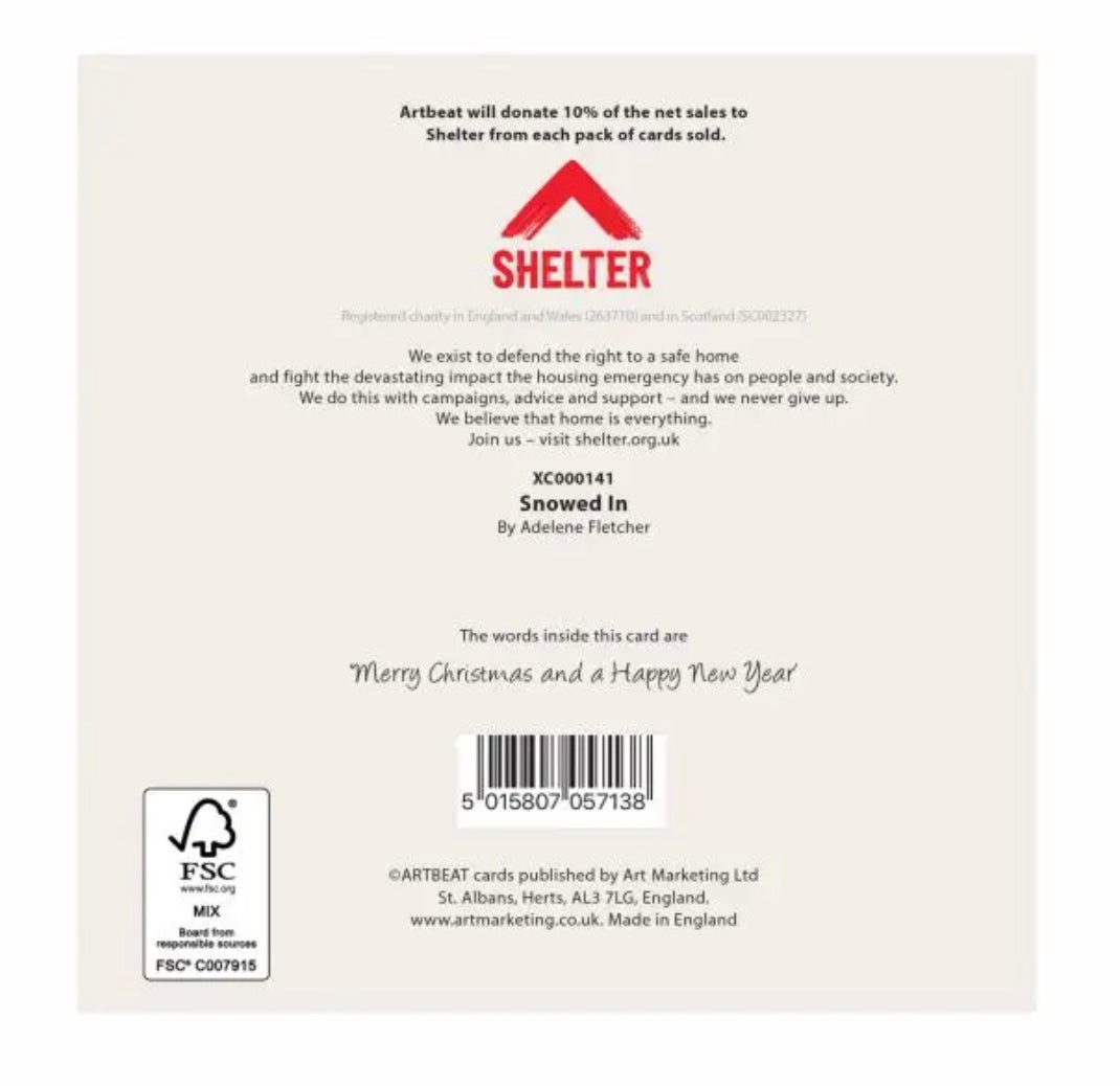 Snowed In Christmas Cards - Pack of 6