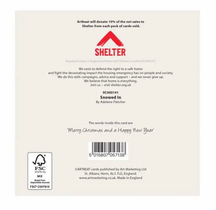 Snowed In Christmas Cards - Pack of 6