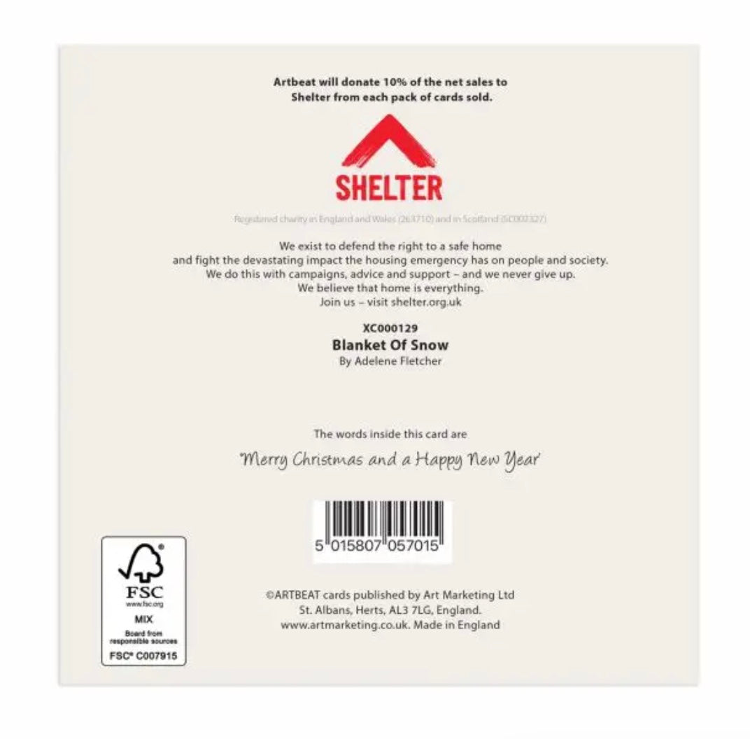 Blanket Of Snow Christmas Cards - Pack of 6