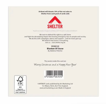 Blanket Of Snow Christmas Cards - Pack of 6