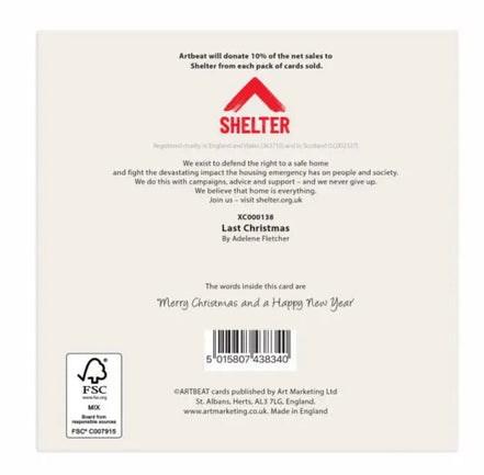 Last Christmas Christmas Cards - Pack of 6