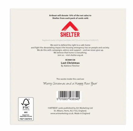 Last Christmas Christmas Cards - Pack of 6