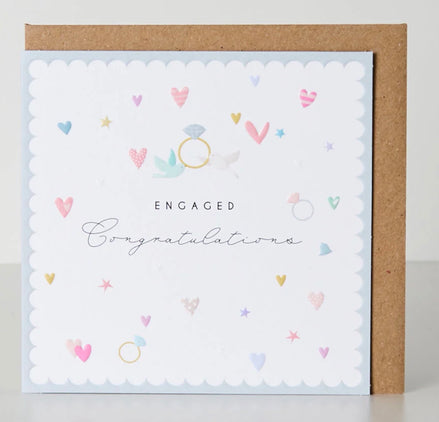 Congratulations Engaged Card -Ditsy Collection