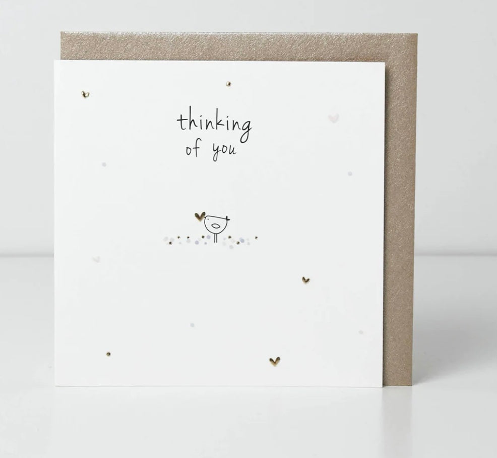 Thinking of You Birdie Card