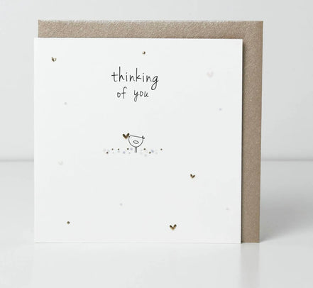 Thinking of You Birdie Card
