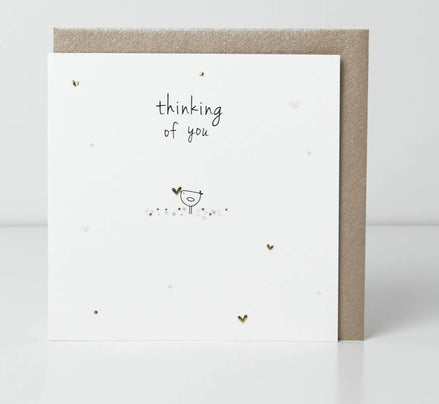 Thinking of You Birdie Card