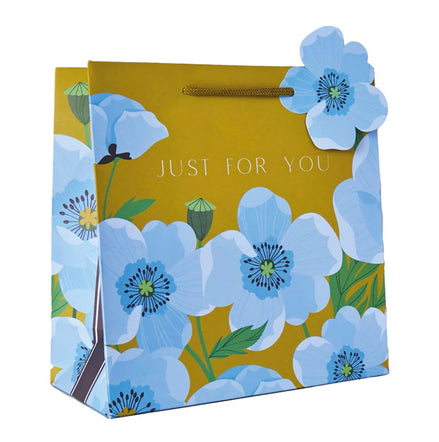 Blue Poppy Medium Gift Bag