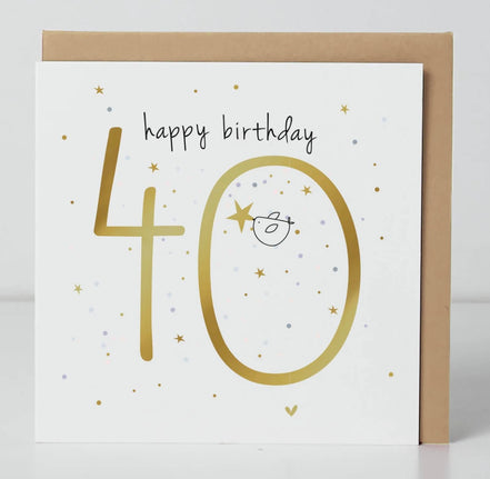 40th Birthday Birdie Card