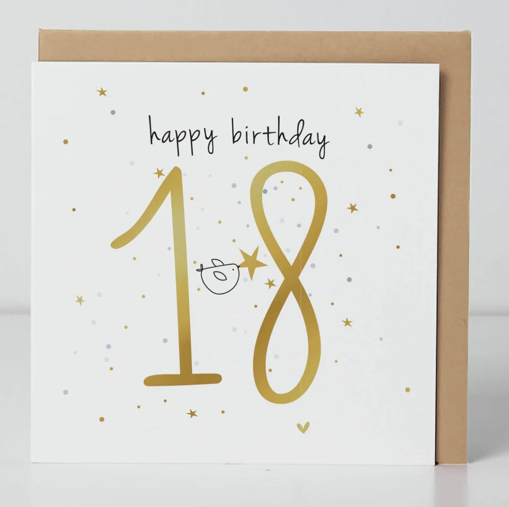 18th Birthday Birdie Card