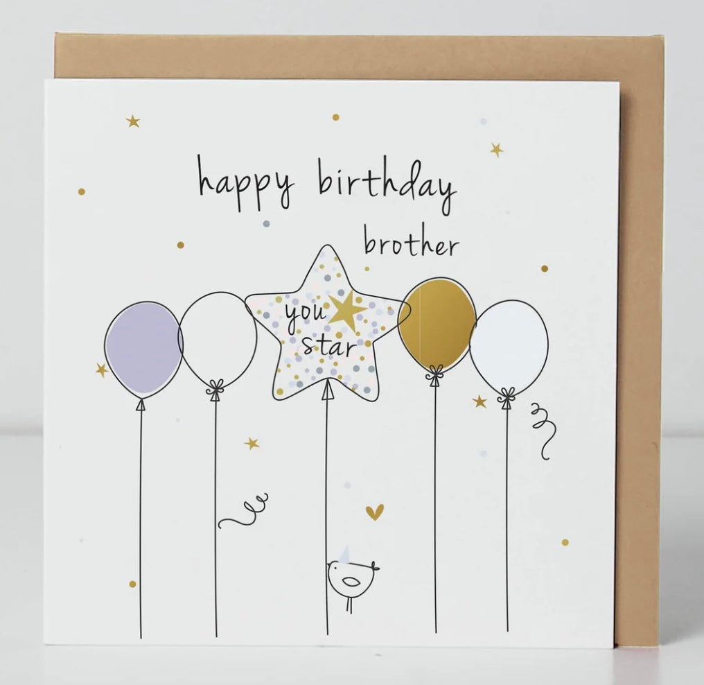 Brother - Birthday Birdie Card