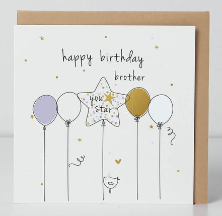 Brother - Birthday Birdie Card